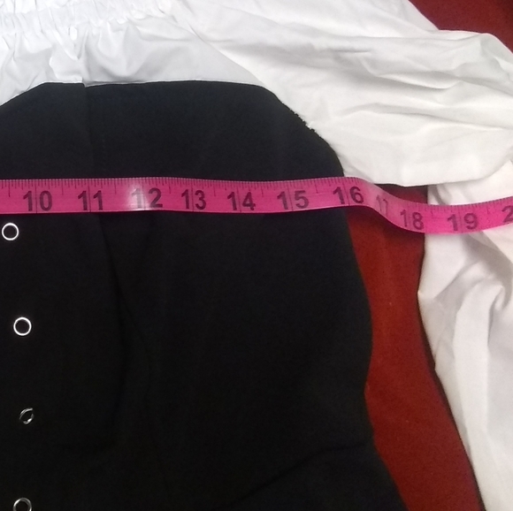 Gothic Off the Shoulder Lace Up Waist Dress - Picture 10 of 15